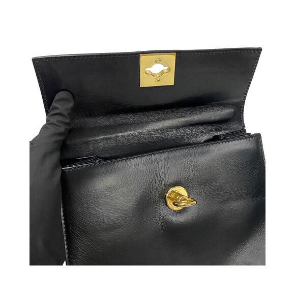Pre Loved Celine Black Leather Handbag in AB Condition - Picture 8 of 8